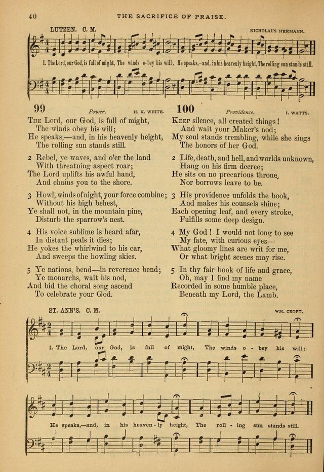 The Calvary Selection of Spiritual Songs: with music for use in social meetings. page 40