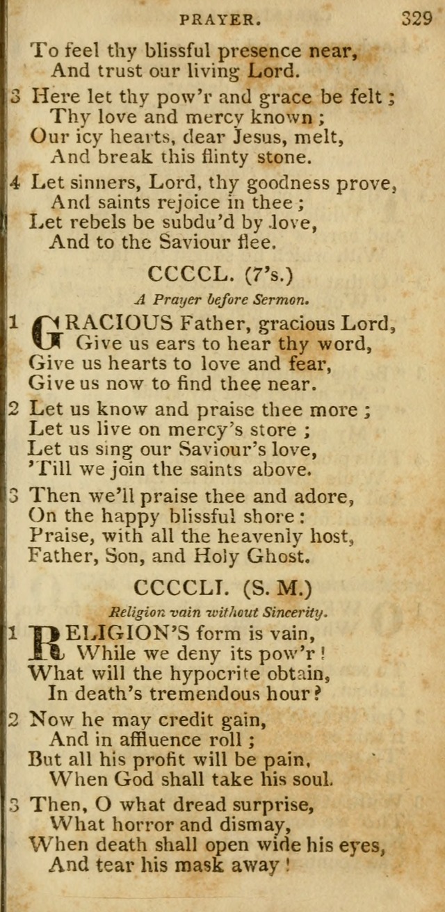The Cluster of Spiritual Songs, Divine Hymns and Sacred Poems: being chiefly a collection (3rd ed. rev.) page 329