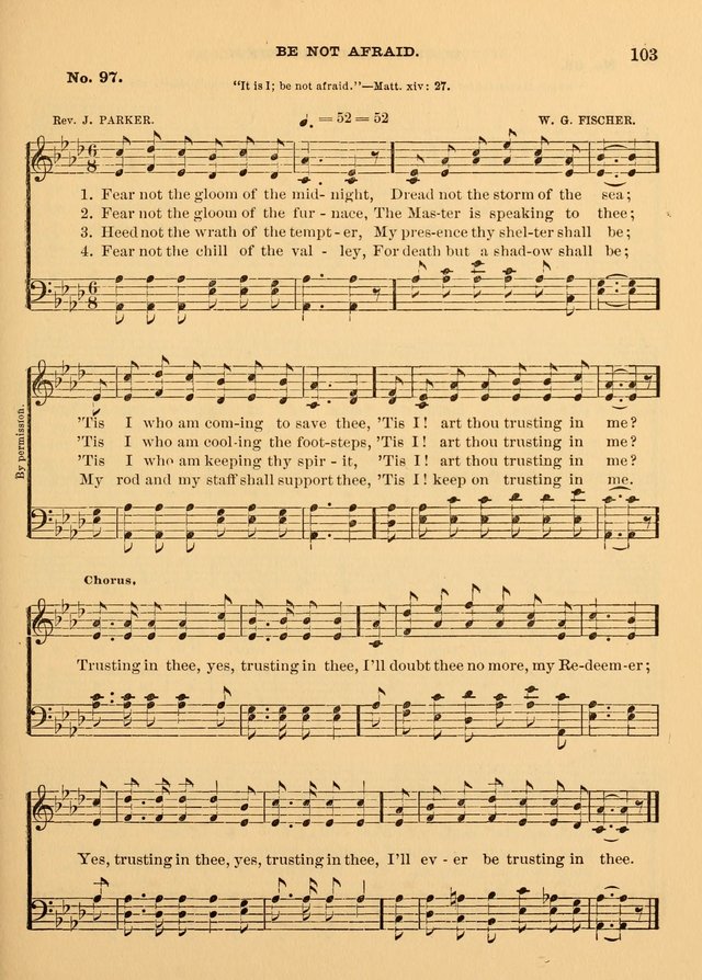The Christian Sunday School Hymnal: a compilation of choice hymns and tunes for Sunday schools page 103