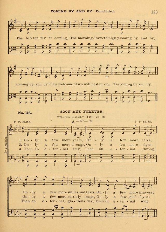 The Christian Sunday School Hymnal: a compilation of choice hymns and tunes for Sunday schools page 123