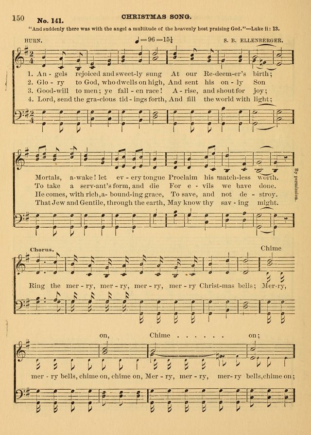 The Christian Sunday School Hymnal: a compilation of choice hymns and tunes for Sunday schools page 154