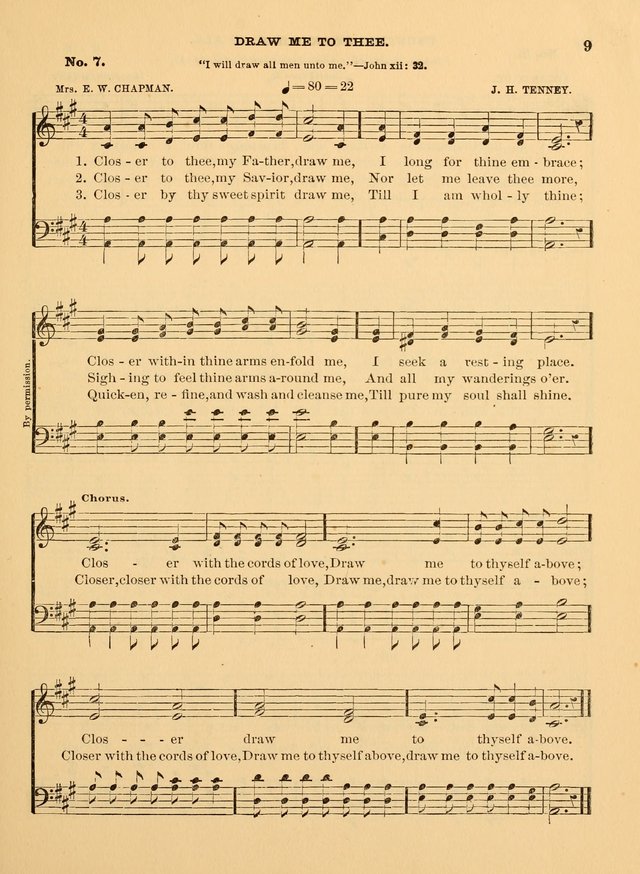 The Christian Sunday School Hymnal: a compilation of choice hymns and tunes for Sunday schools page 9