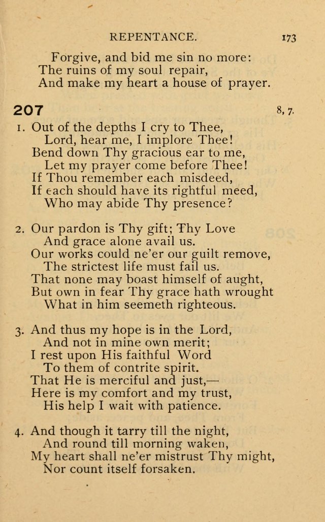 The Church and Sunday-School Hymnal page 261