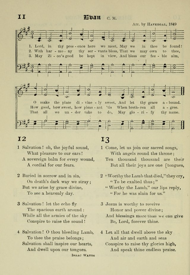 Church and Sunday School Hymnal with Supplement: a Collection of Hymns and Sacred Songs ... [with Deutscher Anhang] page 10