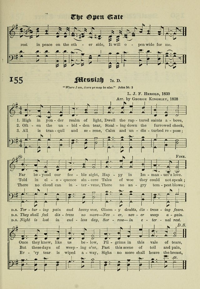 Church and Sunday School Hymnal with Supplement: a Collection of Hymns and Sacred Songs ... [with Deutscher Anhang] page 105