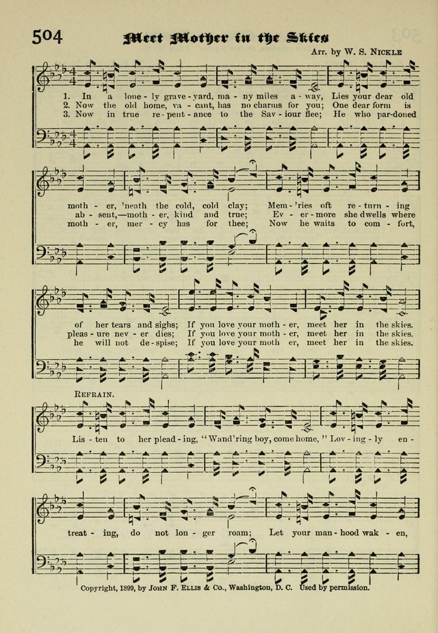 Church and Sunday School Hymnal with Supplement: a Collection of Hymns and Sacred Songs ... [with Deutscher Anhang] page 380