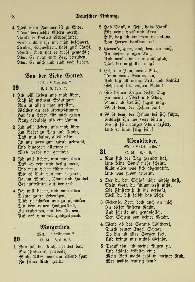 Church and Sunday School Hymnal with Supplement: a Collection of Hymns and Sacred Songs ... [with Deutscher Anhang] page 420