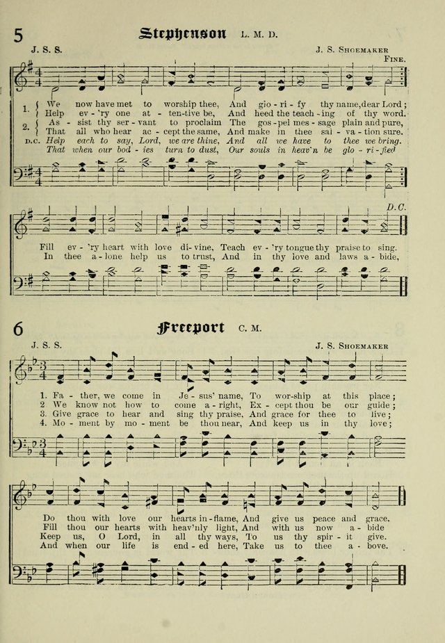 Church and Sunday School Hymnal with Supplement: a Collection of Hymns and Sacred Songs ... [with Deutscher Anhang] page 7