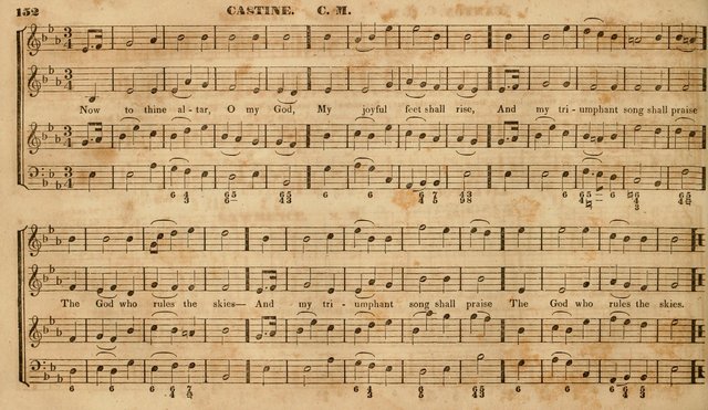The Choir: or, Union collection of church music. Consisting of a great variety of psalm and hymn tunes, anthems, &c. original and selected. Including many beautiful subjects from the works.. (2nd ed.) page 152