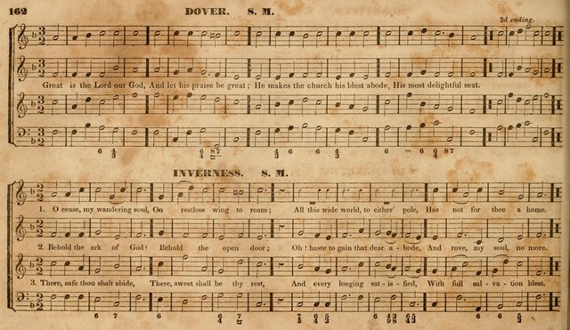 The Choir: or, Union collection of church music. Consisting of a great variety of psalm and hymn tunes, anthems, &c. original and selected. Including many beautiful subjects from the works.. (2nd ed.) page 162