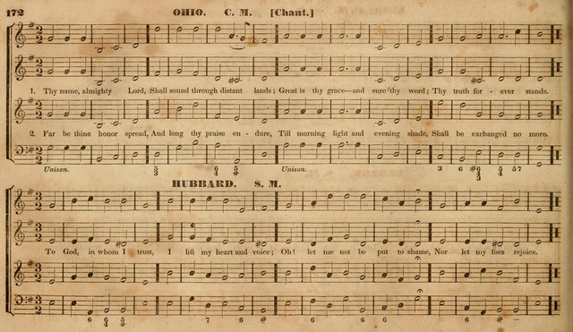 The Choir: or, Union collection of church music. Consisting of a great variety of psalm and hymn tunes, anthems, &c. original and selected. Including many beautiful subjects from the works.. (2nd ed.) page 172