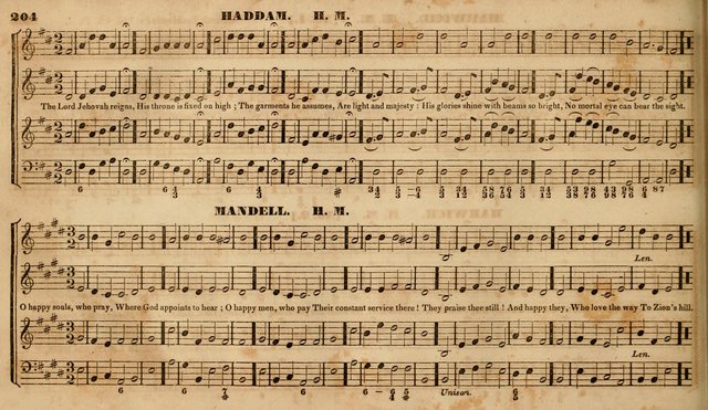 The Choir: or, Union collection of church music. Consisting of a great variety of psalm and hymn tunes, anthems, &c. original and selected. Including many beautiful subjects from the works.. (2nd ed.) page 204