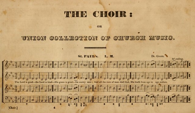The Choir: or, Union collection of church music. Consisting of a great variety of psalm and hymn tunes, anthems, &c. original and selected. Including many beautiful subjects from the works.. (2nd ed.) page 25