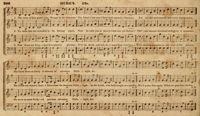 The Choir: or, Union collection of church music. Consisting of a great variety of psalm and hymn tunes, anthems, &c. original and selected. Including many beautiful subjects from the works.. (2nd ed.) page 306