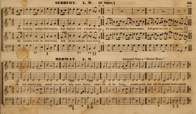 The Choir: or, Union collection of church music. Consisting of a great variety of psalm and hymn tunes, anthems, &c. original and selected. Including many beautiful subjects from the works.. (2nd ed.) page 55