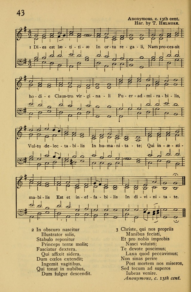 Columbia University Hymnal page 44