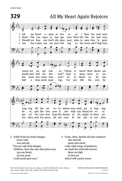 Christian Worship: Hymnal page 286