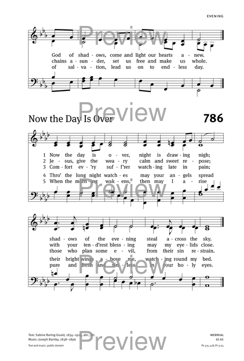 Christian Worship: Hymnal page 807