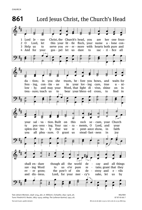 Christian Worship: Hymnal page 900
