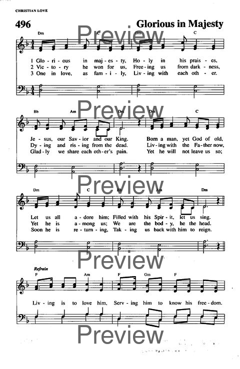 Christian Worship (1993): a Lutheran hymnal page 765