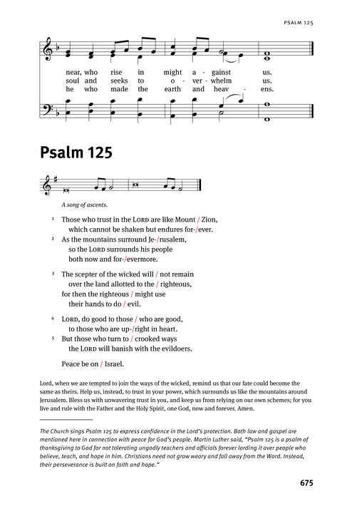 Christian Worship: Psalter page 675