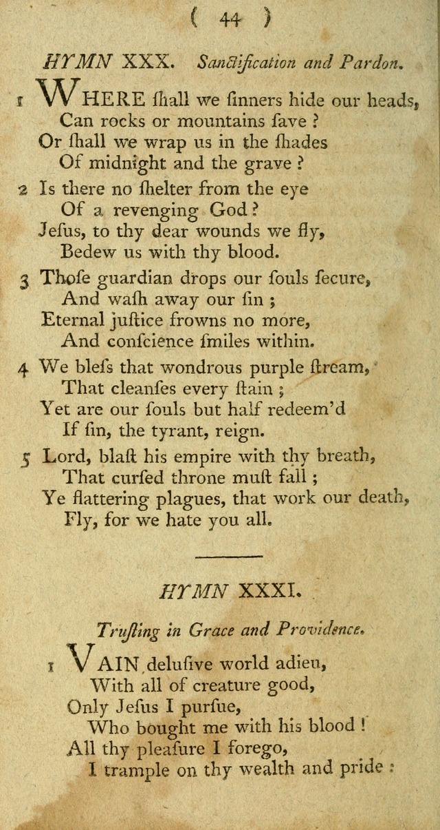 A Collection of Hymns for the use of Christians page 118