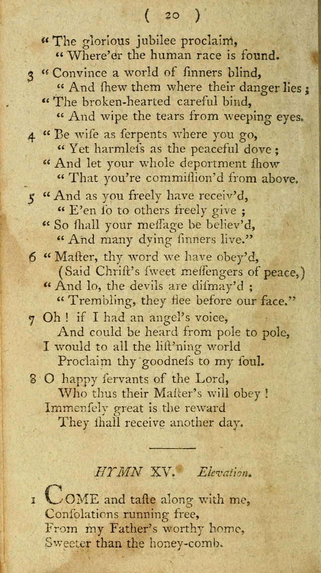 A Collection of Hymns for the use of Christians page 94