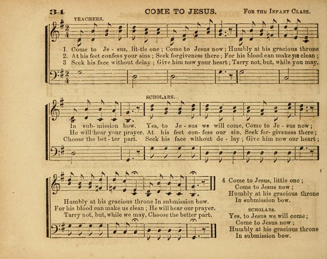 The Diadem: a collection of tunes and hymns for Sunday school and devotional meetings page 34