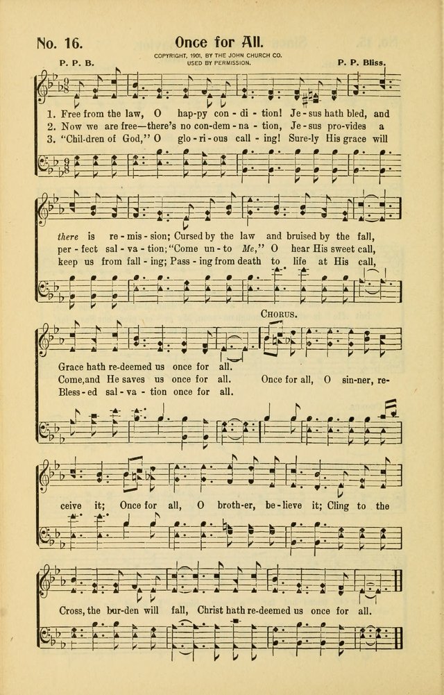 Diadems: a collection of religious songs, new and old, for the church and Sunday school page 16