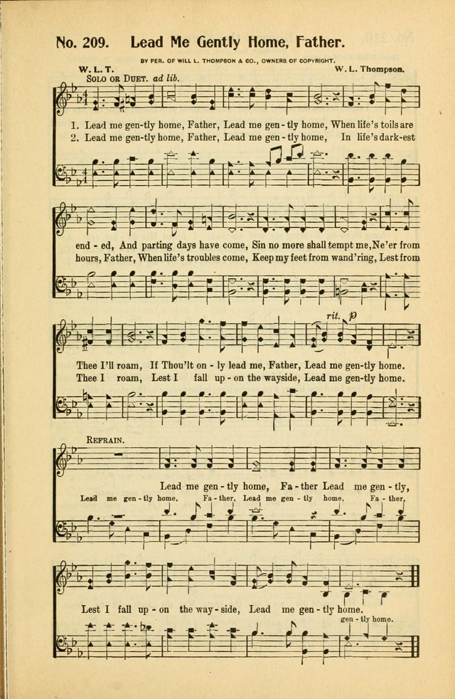 Diadems: a collection of religious songs, new and old, for the church and Sunday school page 207