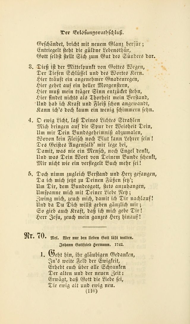 Deutsches Gesang- und Choralbuch: eine Auswahl geistlicher Lieder ... Neue, verbesserte und verhmehrte Aufl. page 113