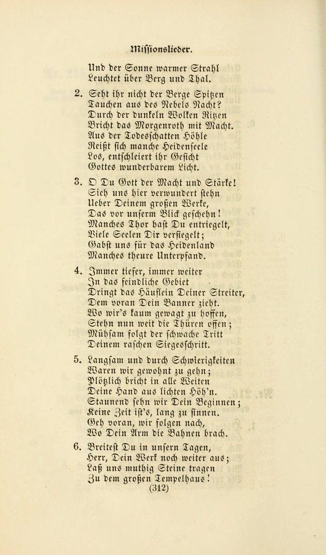 Deutsches Gesang- und Choralbuch: eine Auswahl geistlicher Lieder ... Neue, verbesserte und verhmehrte Aufl. page 309