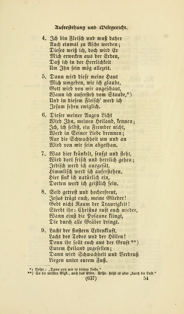 Deutsches Gesang- und Choralbuch: eine Auswahl geistlicher Lieder ... Neue, verbesserte und verhmehrte Aufl. page 634