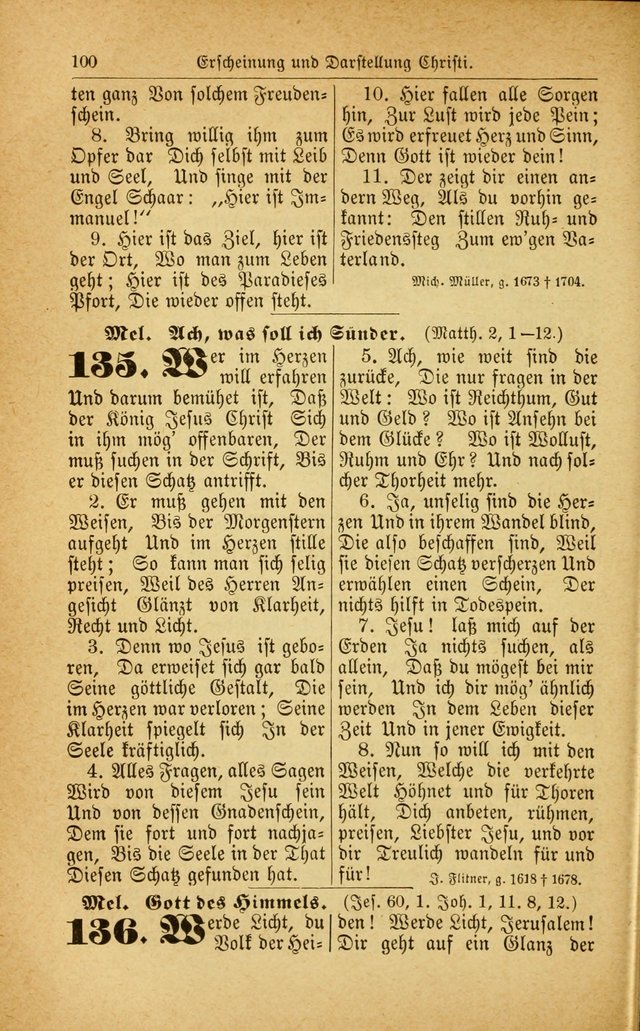 Deutsches Gesangbuch: für den Evangelisch-Lutherische Kirche in den Vereinigten Staaten herausgegen mit kirchlicher Genehmigung  page 154