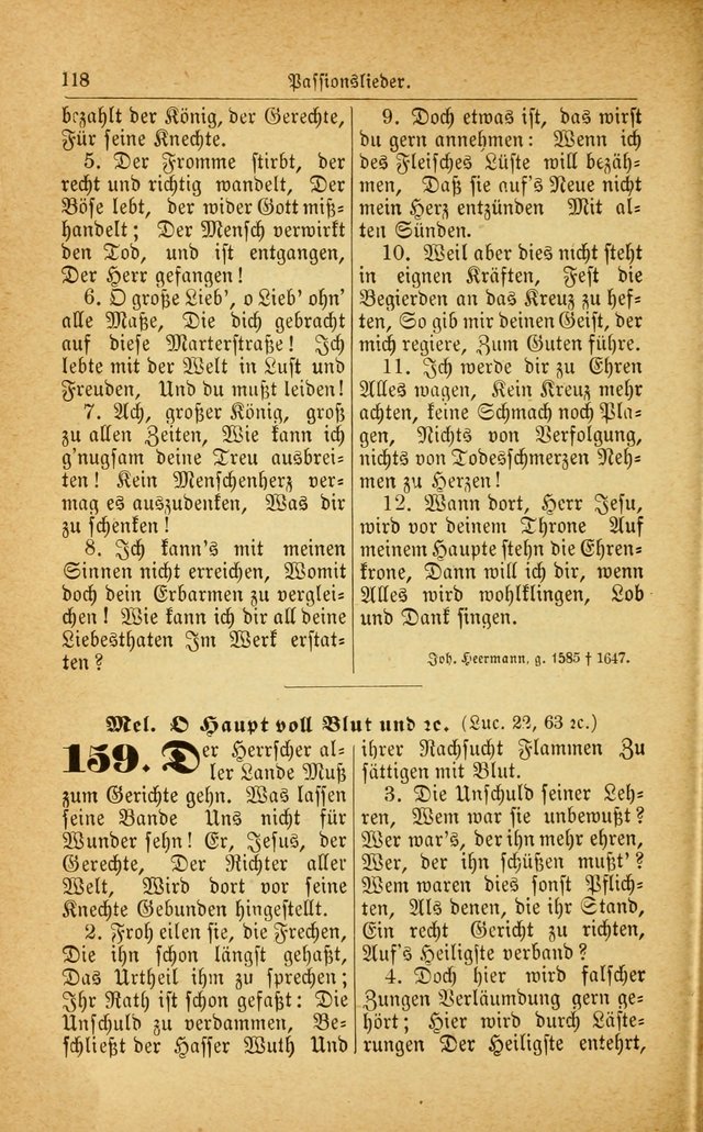 Deutsches Gesangbuch: für den Evangelisch-Lutherische Kirche in den Vereinigten Staaten herausgegen mit kirchlicher Genehmigung  page 172