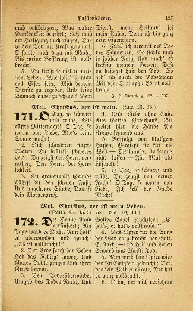Deutsches Gesangbuch: für den Evangelisch-Lutherische Kirche in den Vereinigten Staaten herausgegen mit kirchlicher Genehmigung  page 181