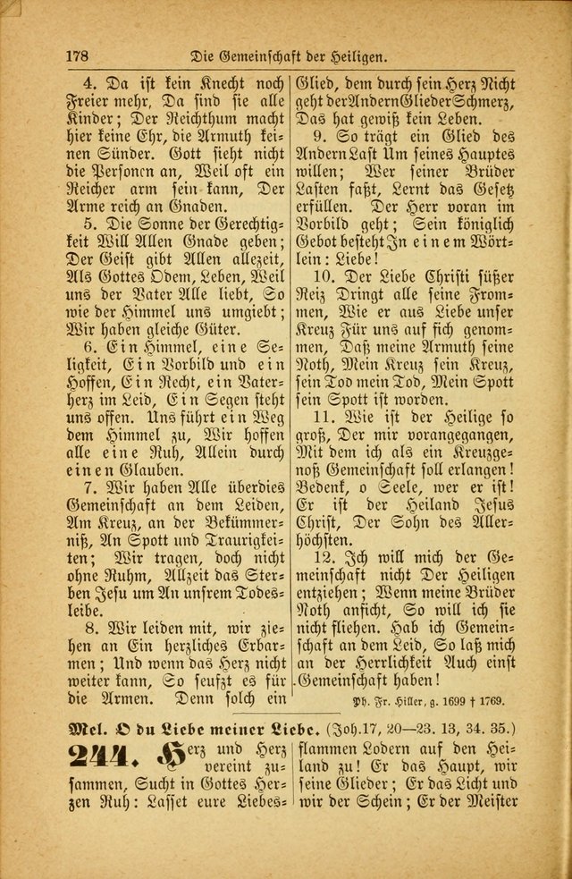 Deutsches Gesangbuch: für den Evangelisch-Lutherische Kirche in den Vereinigten Staaten herausgegen mit kirchlicher Genehmigung  page 232