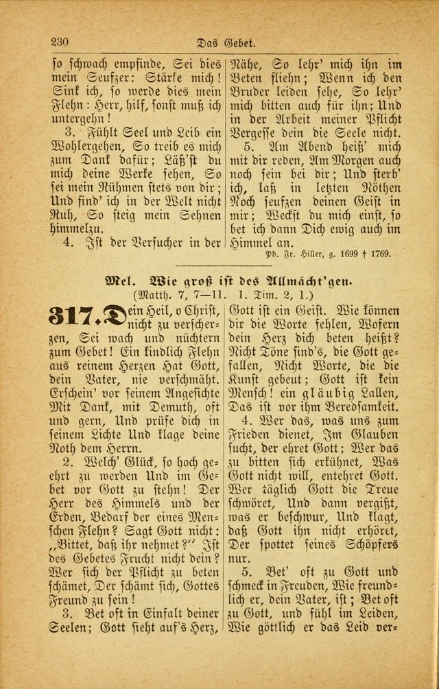 Deutsches Gesangbuch: für den Evangelisch-Lutherische Kirche in den Vereinigten Staaten herausgegen mit kirchlicher Genehmigung  page 284
