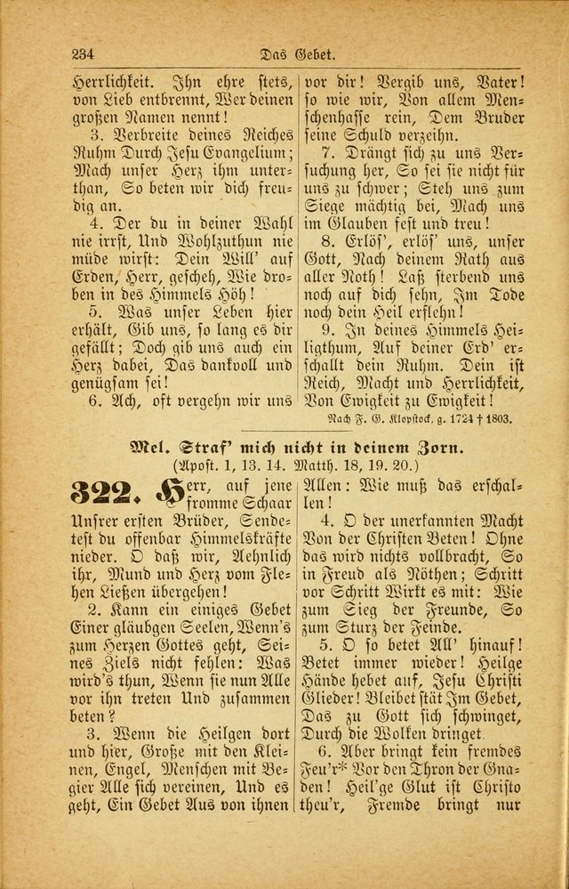 Deutsches Gesangbuch: für den Evangelisch-Lutherische Kirche in den Vereinigten Staaten herausgegen mit kirchlicher Genehmigung  page 288