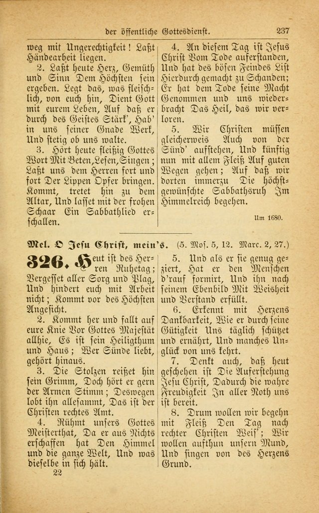 Deutsches Gesangbuch: für den Evangelisch-Lutherische Kirche in den Vereinigten Staaten herausgegen mit kirchlicher Genehmigung  page 291