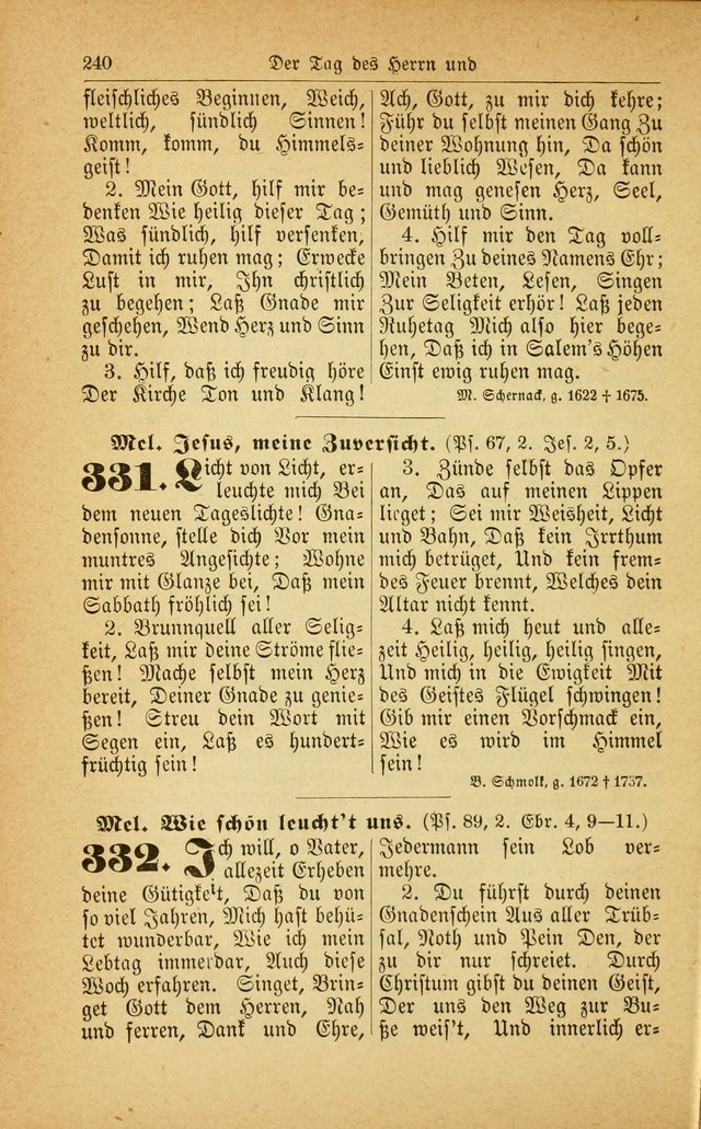 Deutsches Gesangbuch: für den Evangelisch-Lutherische Kirche in den Vereinigten Staaten herausgegen mit kirchlicher Genehmigung  page 294
