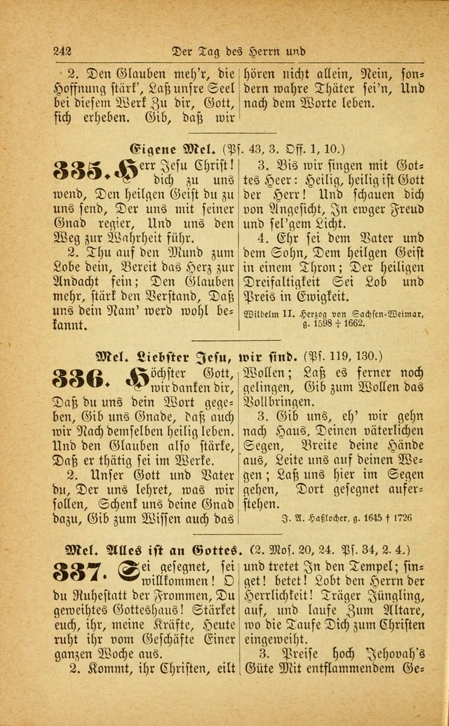 Deutsches Gesangbuch: für den Evangelisch-Lutherische Kirche in den Vereinigten Staaten herausgegen mit kirchlicher Genehmigung  page 296