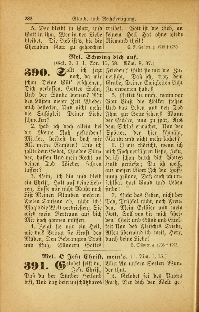 Deutsches Gesangbuch: für den Evangelisch-Lutherische Kirche in den Vereinigten Staaten herausgegen mit kirchlicher Genehmigung  page 336