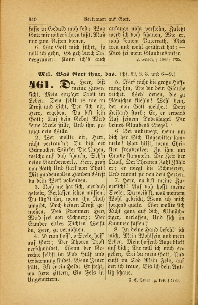 Deutsches Gesangbuch: für den Evangelisch-Lutherische Kirche in den Vereinigten Staaten herausgegen mit kirchlicher Genehmigung  page 394