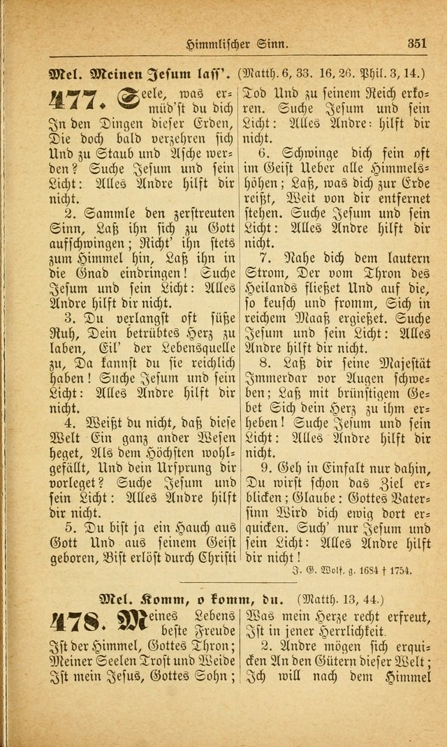 Deutsches Gesangbuch: für den Evangelisch-Lutherische Kirche in den Vereinigten Staaten herausgegen mit kirchlicher Genehmigung  page 405