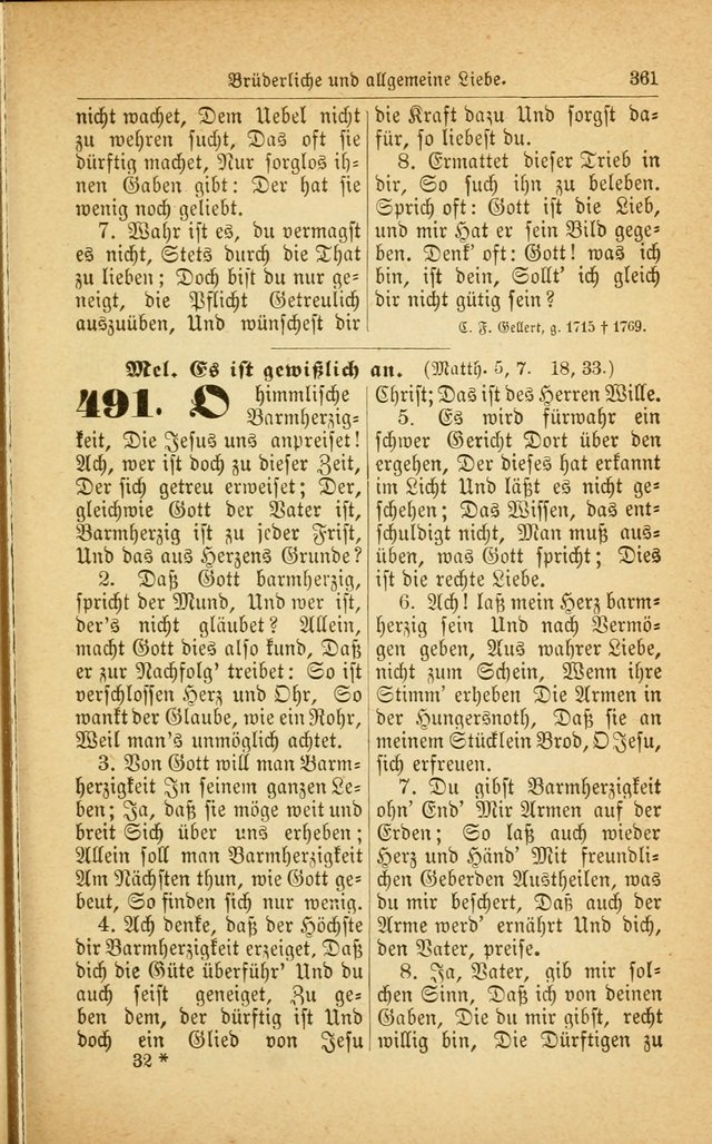 Deutsches Gesangbuch: für den Evangelisch-Lutherische Kirche in den Vereinigten Staaten herausgegen mit kirchlicher Genehmigung  page 415