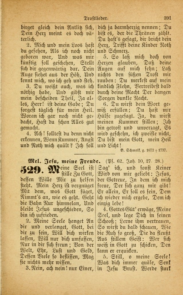 Deutsches Gesangbuch: für den Evangelisch-Lutherische Kirche in den Vereinigten Staaten herausgegen mit kirchlicher Genehmigung  page 445