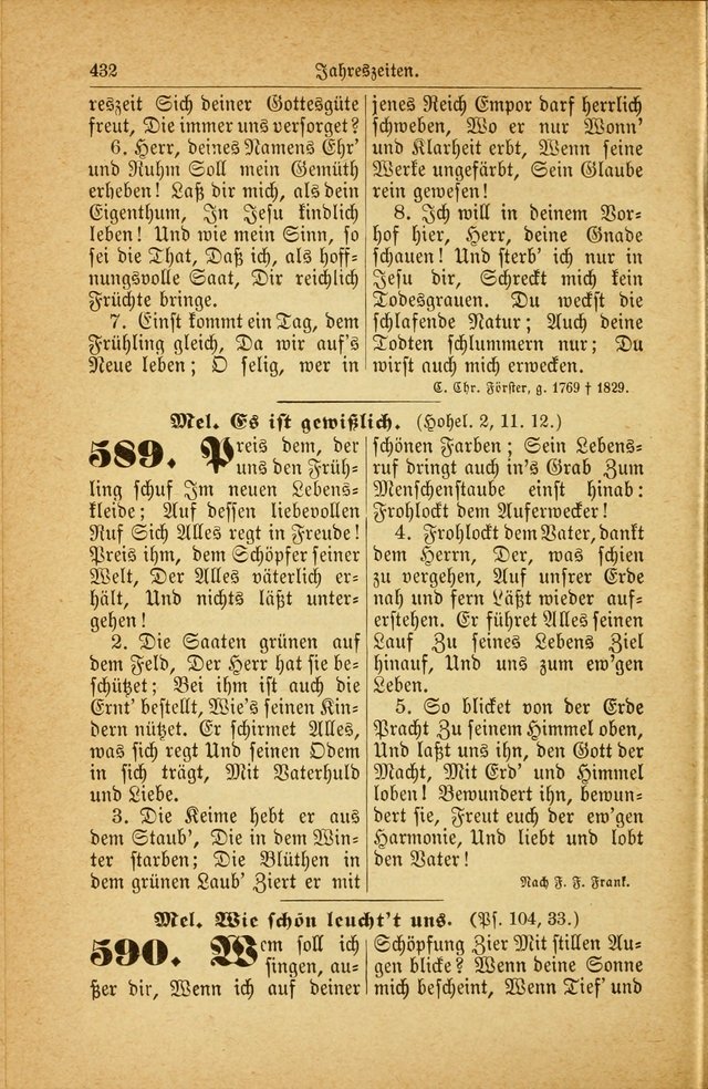 Deutsches Gesangbuch: für den Evangelisch-Lutherische Kirche in den Vereinigten Staaten herausgegen mit kirchlicher Genehmigung  page 486