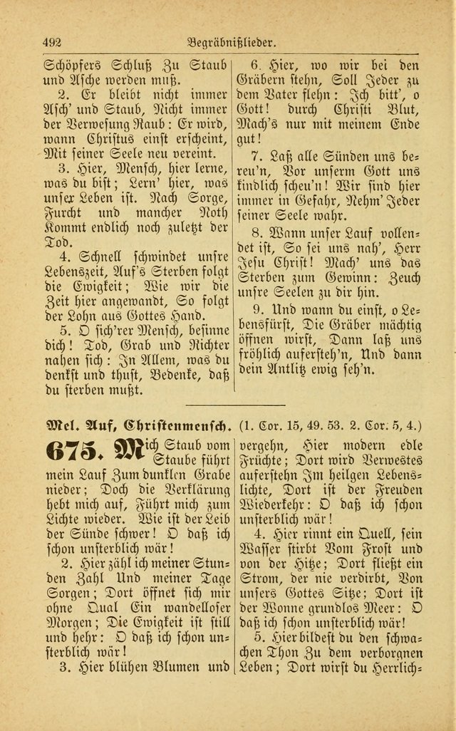 Deutsches Gesangbuch: für den Evangelisch-Lutherische Kirche in den Vereinigten Staaten herausgegen mit kirchlicher Genehmigung  page 546