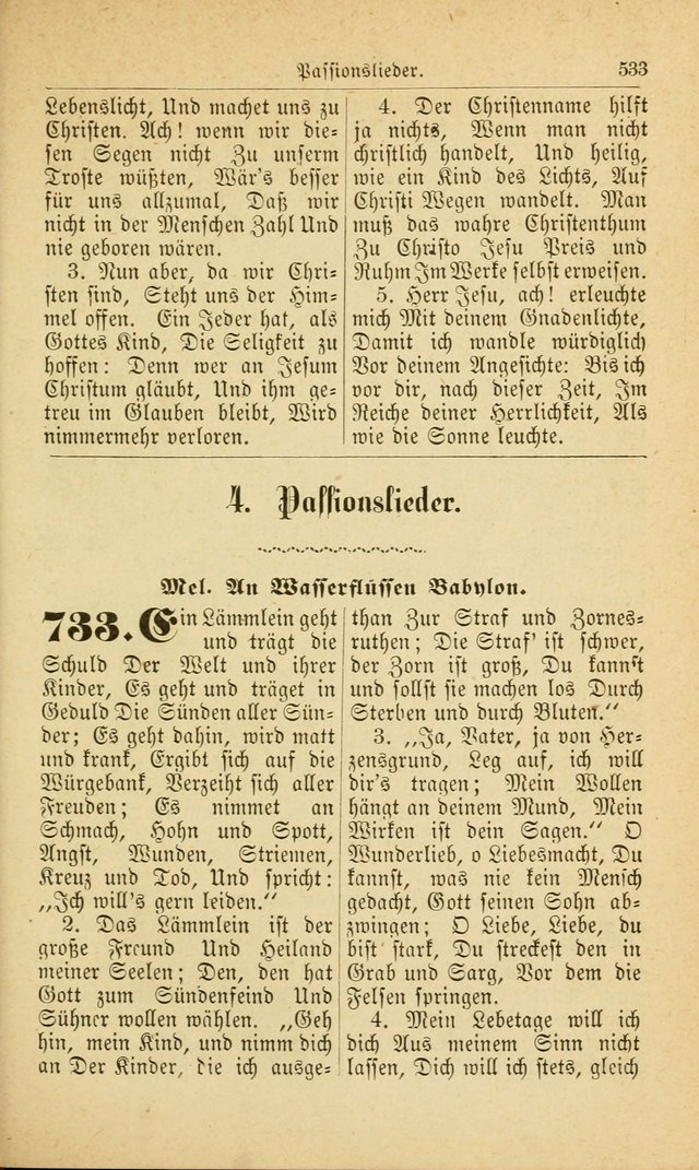 Deutsches Gesangbuch: für den Evangelisch-Lutherische Kirche in den Vereinigten Staaten herausgegen mit kirchlicher Genehmigung  page 587